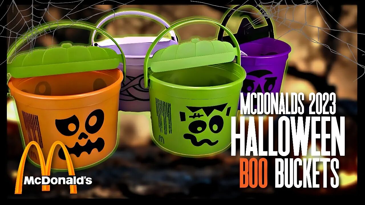 McDonalds 2023 Halloween Boo Buckets | #spookyspot @TheReviewSpot