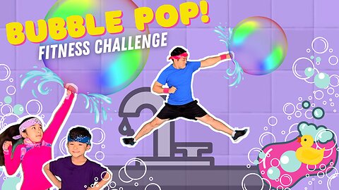 ⚪ Bubble Pop VIDEOGAME Workout for KIDS | Fun Brain Break Exercise | GoNoodle Inspired