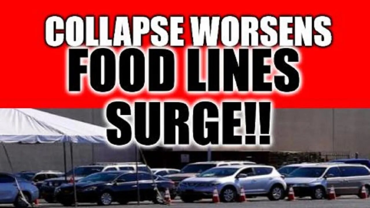 ECONOMIC COLLAPSE WORSENS, FOOD LINES SURGE! MIDDLE CLASS DROPPING INTO POVERTY, GET STACKING