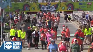 3:55 – 4:00 Saturday | Publix Gasparilla Distance Classic Finish Line