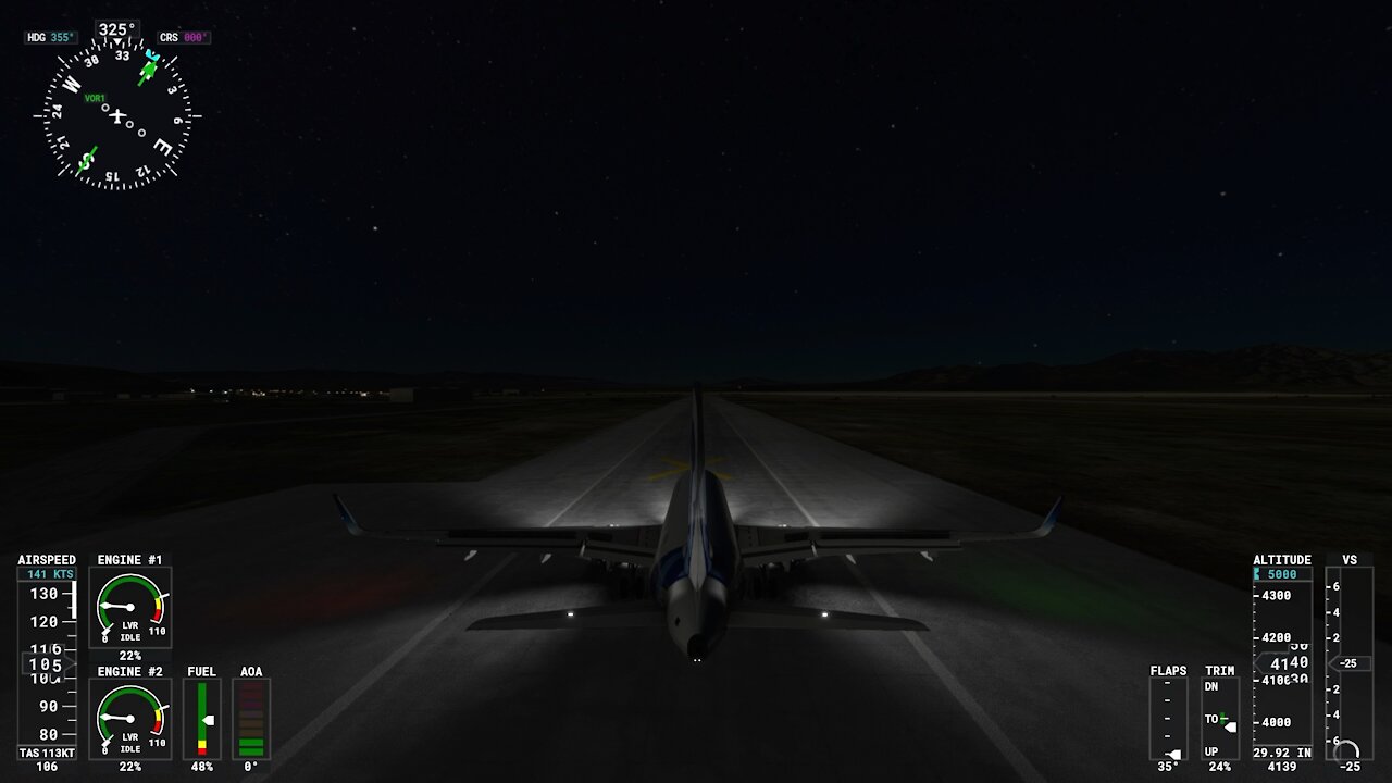Area 51 Landing | Microsoft Flight Simulator 2020