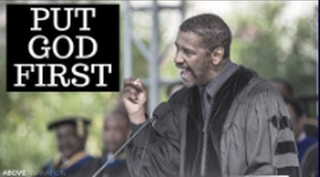 Put God First - Denzel Washington Motivational & Inspiring Commencement Speech