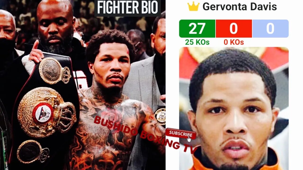 Fighter Bio: Gervonta “Tank” Davis