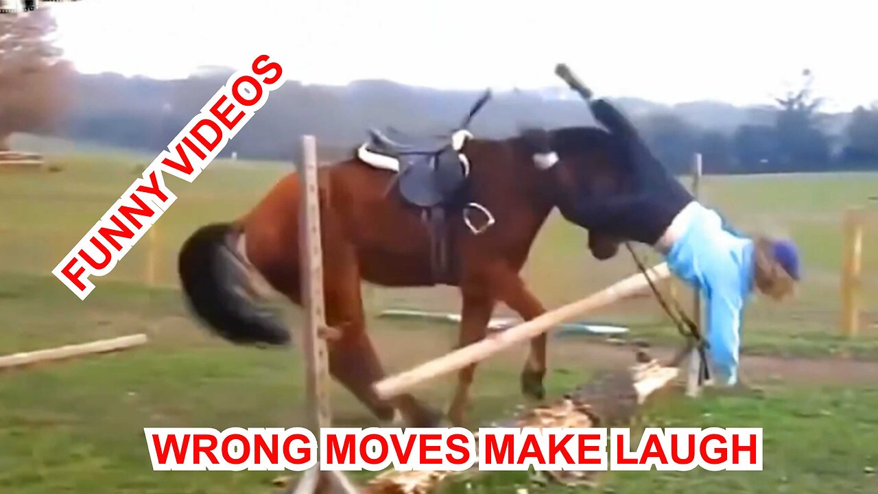 Funny videos, wrong move made laugh
