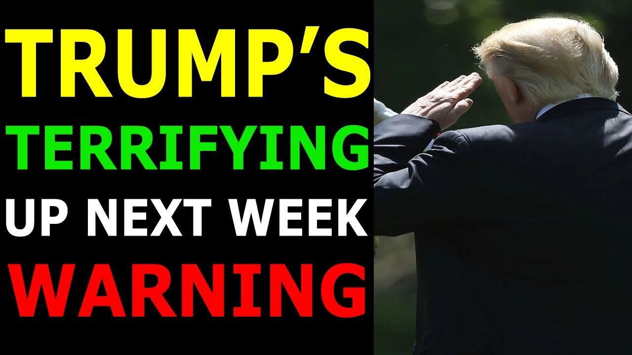 Breaking 🚨 MIL. INTEL UPDATE! TRUMP’S TERRIFYING UP NEXT WEEK WARNING