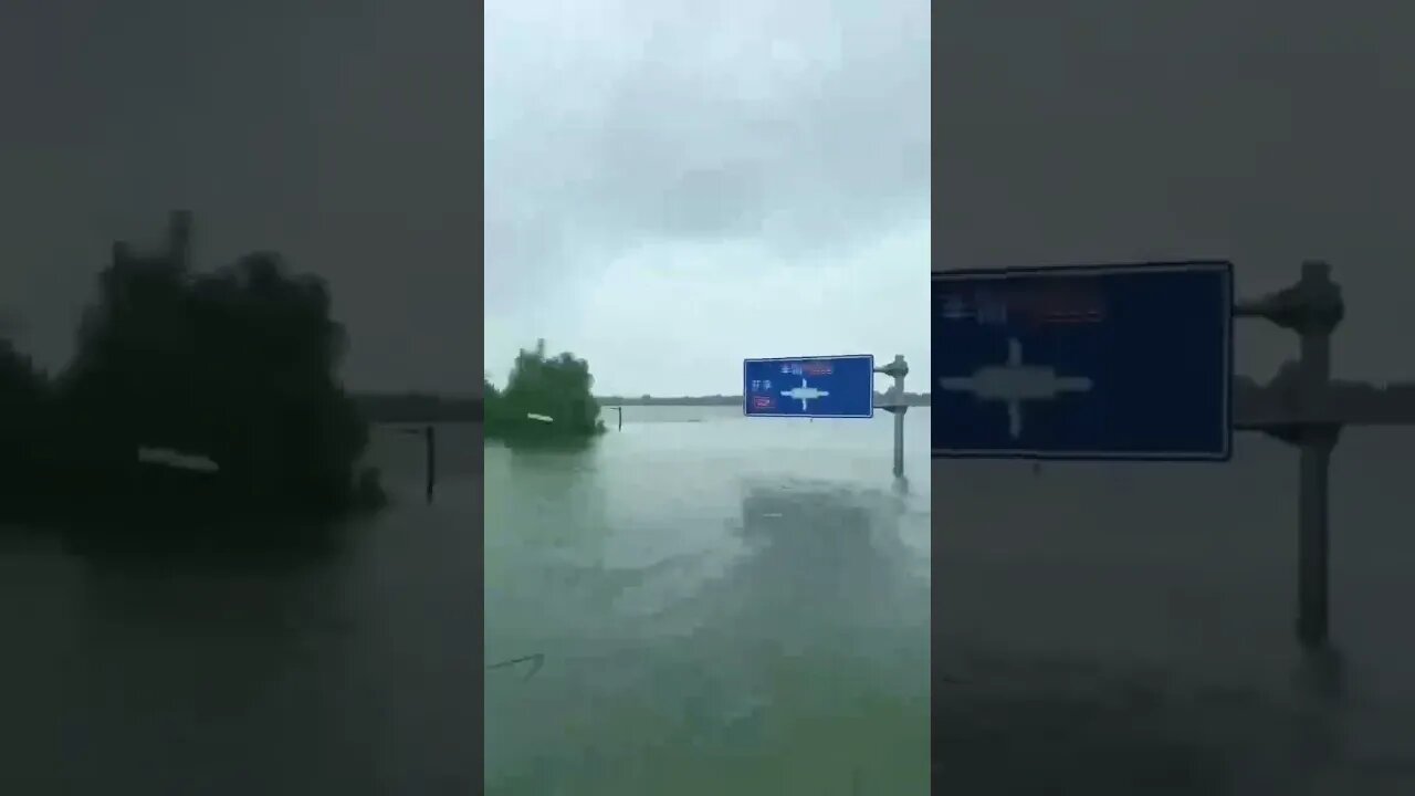Flood in Tangshan City, Hebei Province, China Today