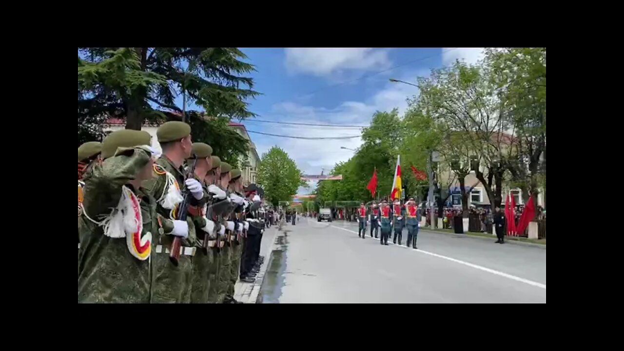 Celebrations Of The 77ty Victory Parade Started In South Ossetia, May 9th 2022