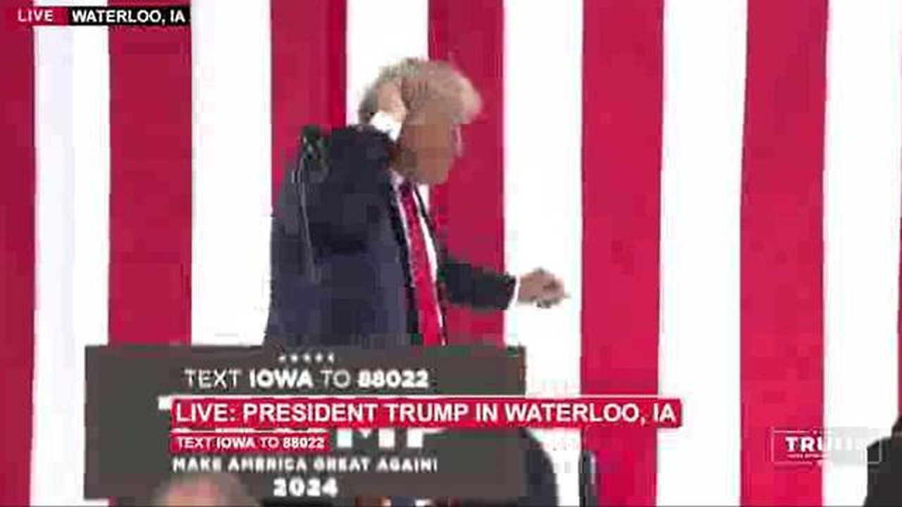 TRUMP TELLS "MELANIA" STORY ABOUT HIS "DANCE" IN WATERLOO, IOWA [MUST WATCH]