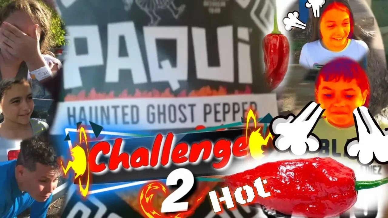 Paqui Haunted Ghost Pepper Chip Challenge with my nephews