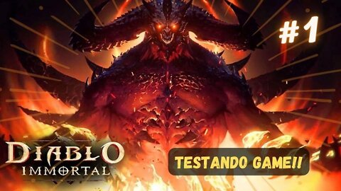 Live Diablo Immortal - Testando Game #1 #diablo #diabloimmortal