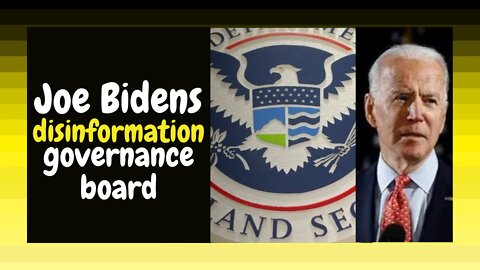 Biden's new DHS ministry of truth?! (Re-upload)