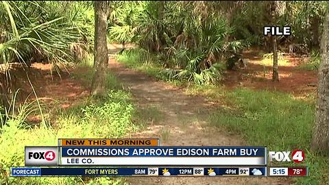 Lee Board of County Commissioners pursues purchase of Edison Farms land