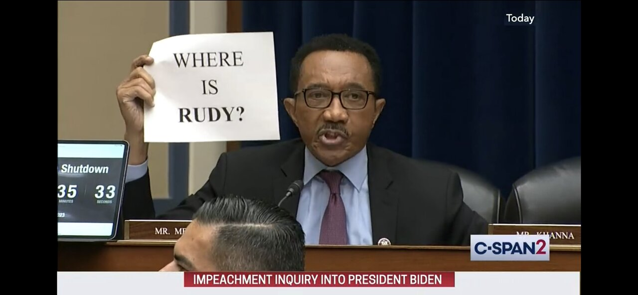 “Where’s Rudy”?