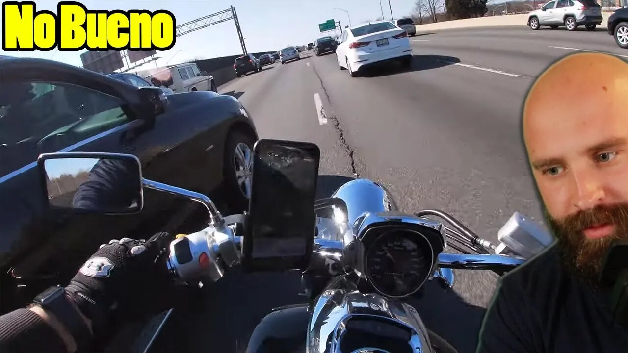 SUV Almost Takes Out Cruiser Rider (Stream Highlight)