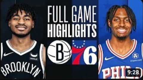 76ERS V NETS HIGHLIGHTS!!! 2/3/2024