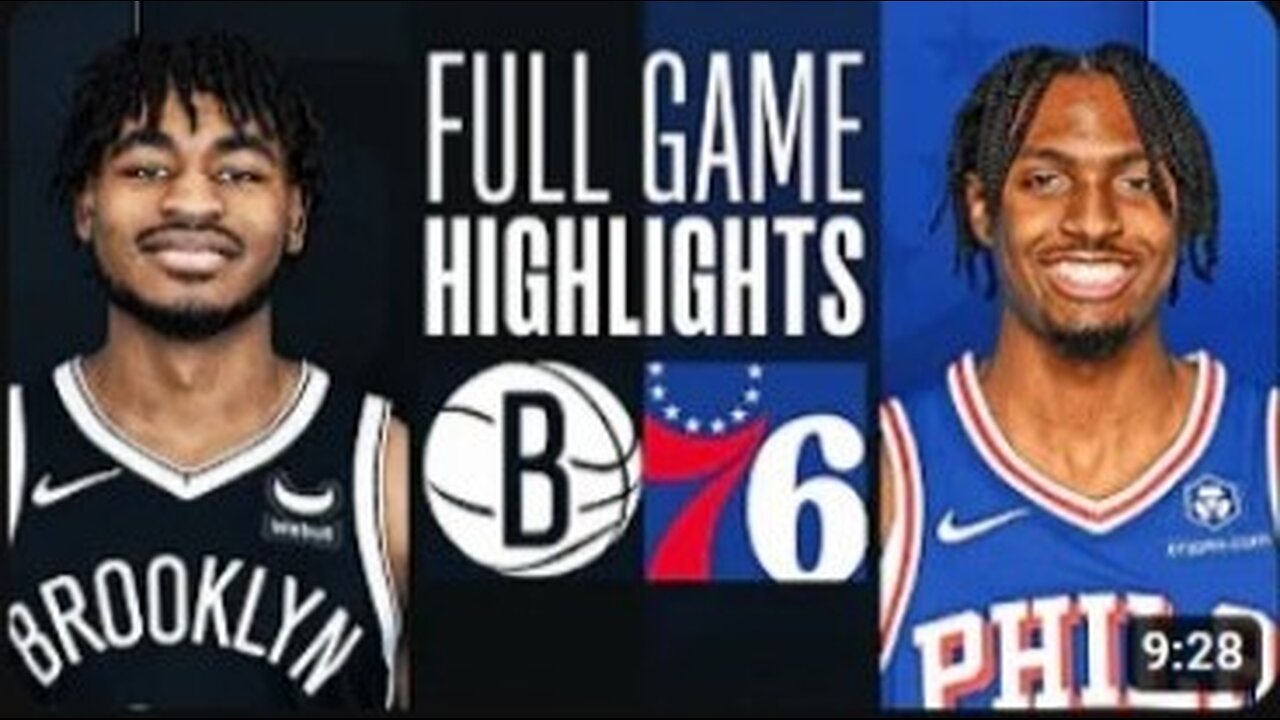 76ERS V NETS HIGHLIGHTS!!! 2/3/2024