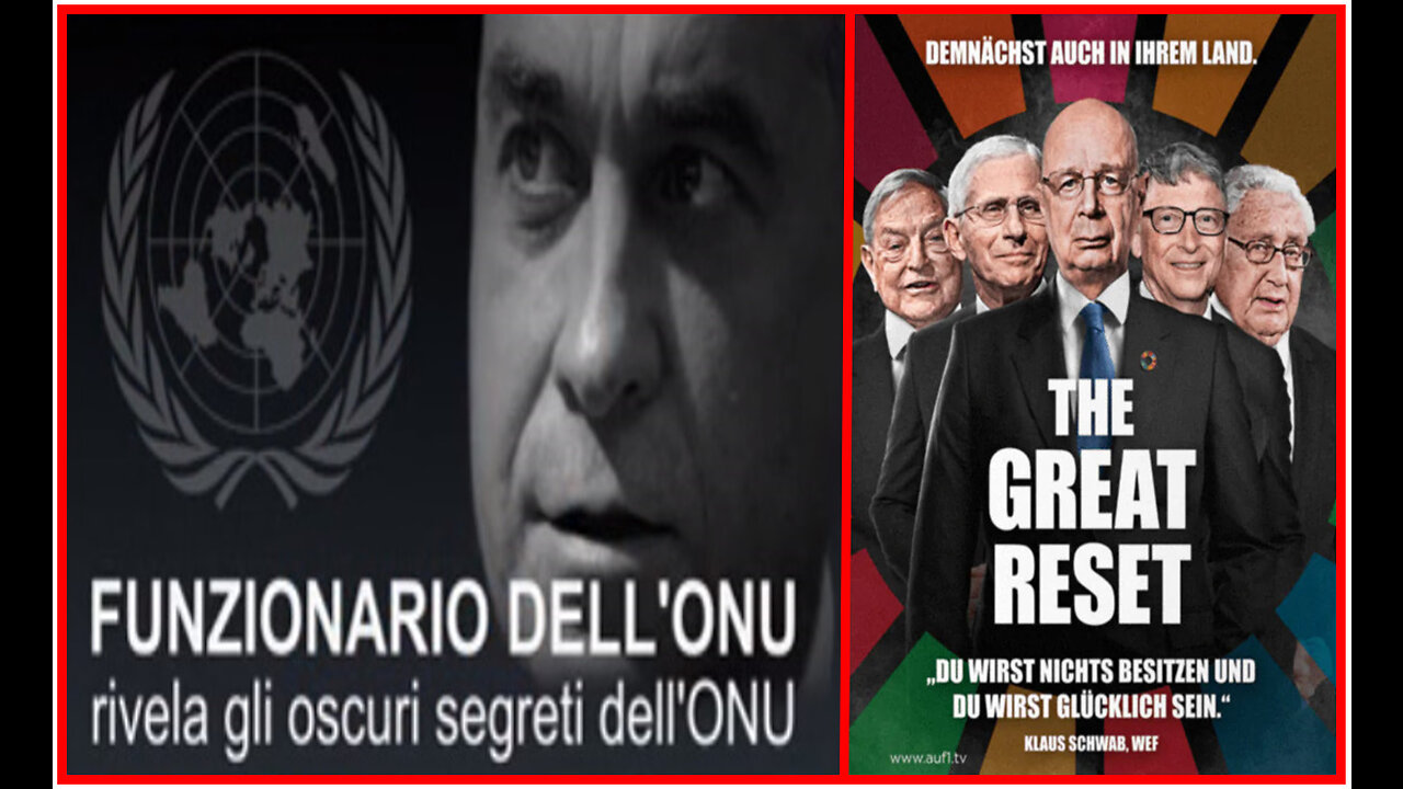 📢FUNZIONARIO DELL'ONU👂👀👂RIVELA GLI OSCURI SEGRETI DELL'ONU 🙈 🙉 🙊...