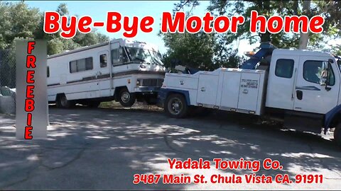 Bye Bye Motor Home