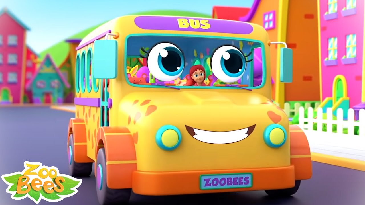 Wheels On The Bus | The Bus Song | Nursery Rhymes and Kids Cartoon | Songs for Children