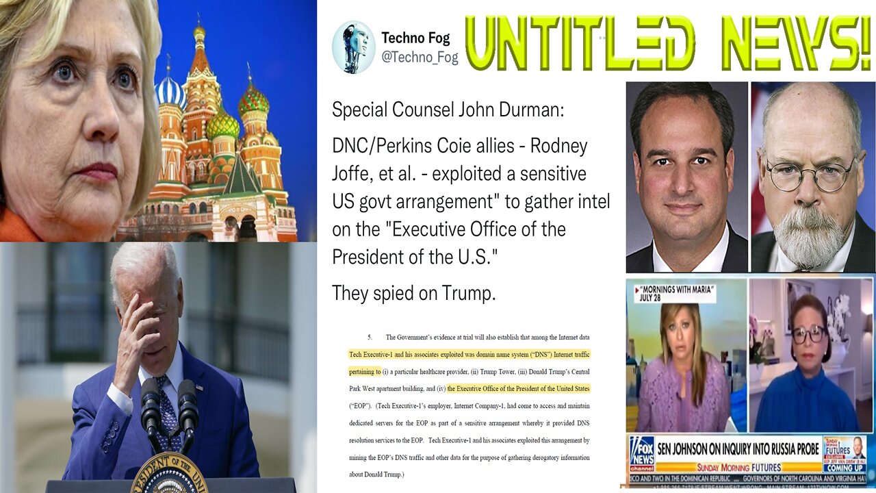 Inflation,Two Men Indicted by Durham, Sleepy Joe & Valerie Jarrett