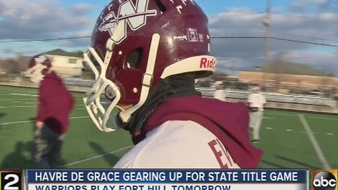 Title rematch game for Havre de Grace football team