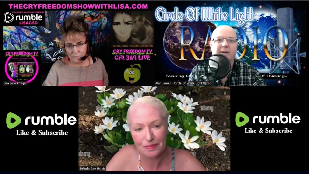 WWW.THECRYFREEDOMSHOWWITHLISA.COM Lisa, Alan & Belinda Gae Harris - BLACK SALVE & PLANT MEDICINE