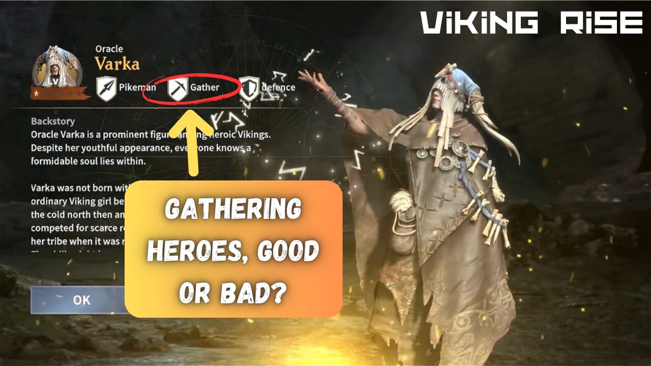 Viking Rise - Gathering - Most underrated heroes, essential late game - mid game progress guide