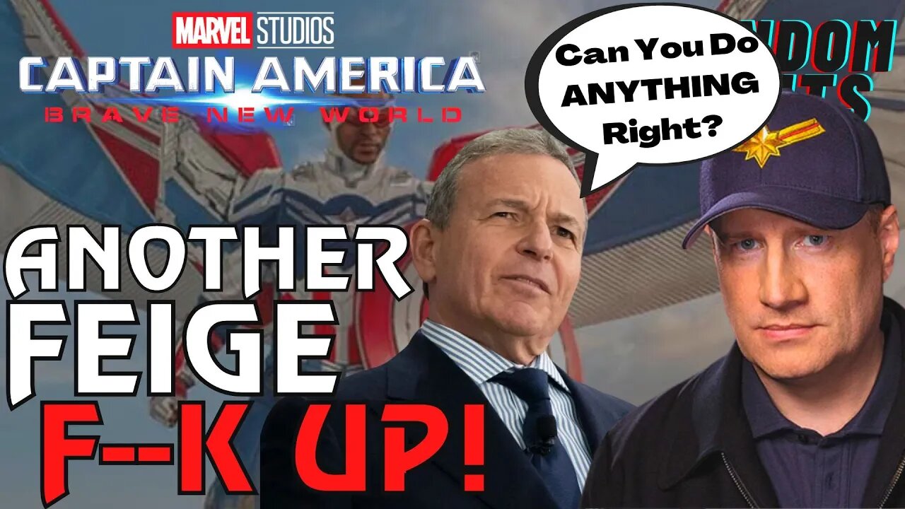 WHAT A SURPRISE! Another WOKE MCU film Needs Major Work! Captain America 4 Back To The Drawing Board