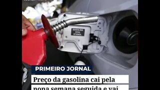 O preço médio da gasolina caiu 2,7% nos postos brasileiros