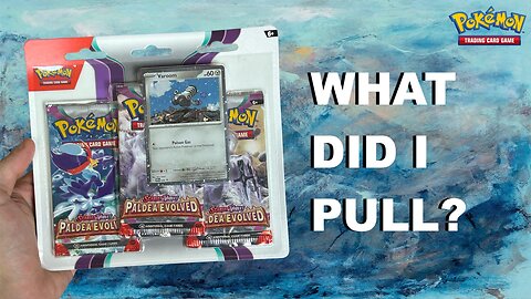 Paldea Evolved: 3-Pack Blister Opening