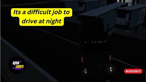 #shorts Moving Truck at Night in American Truck Simulator highlight