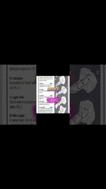 Clips From Cyberpunk's Lost Cyberware Concepts PT 1