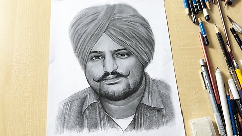 Sidhu Moose Wala Drawing ✍️