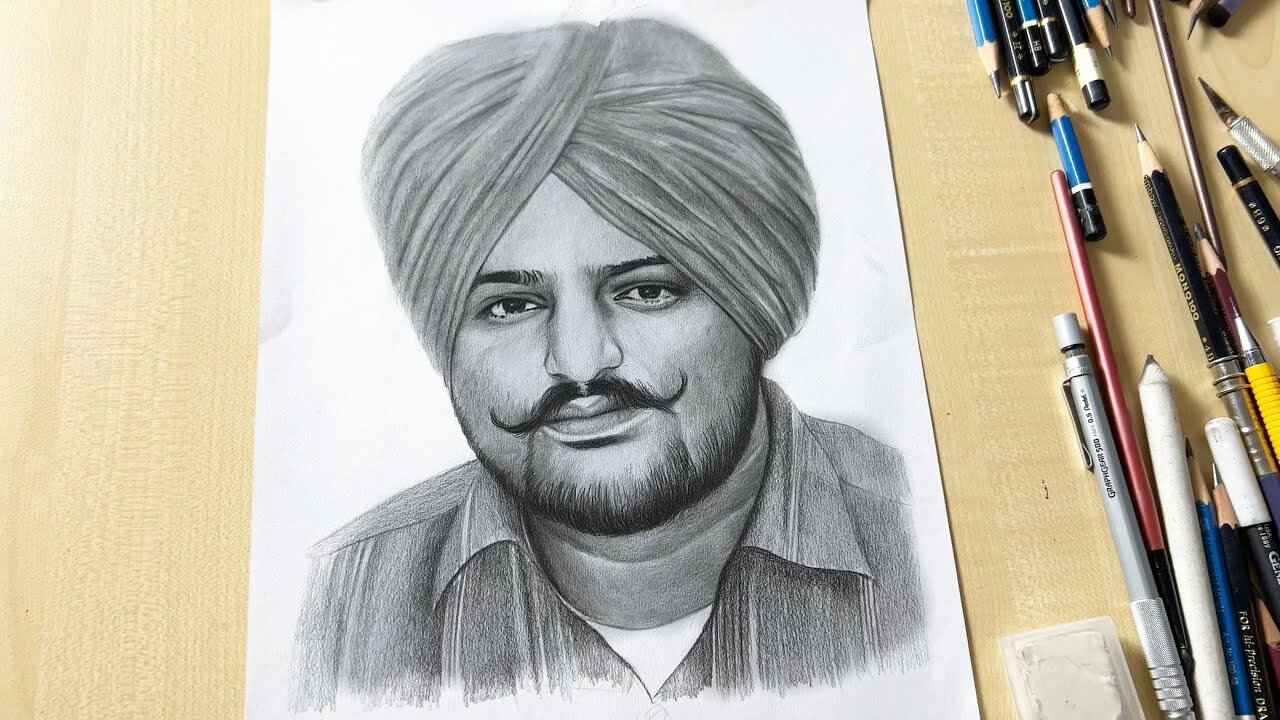 Sidhu Moose Wala Drawing ✍️