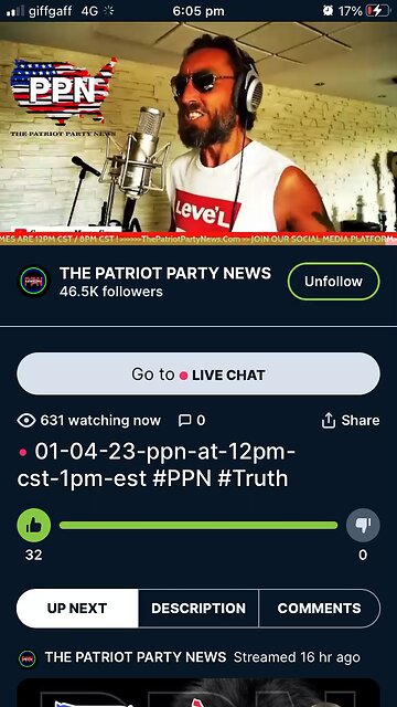 Chas Carter : The Patriot Party News song