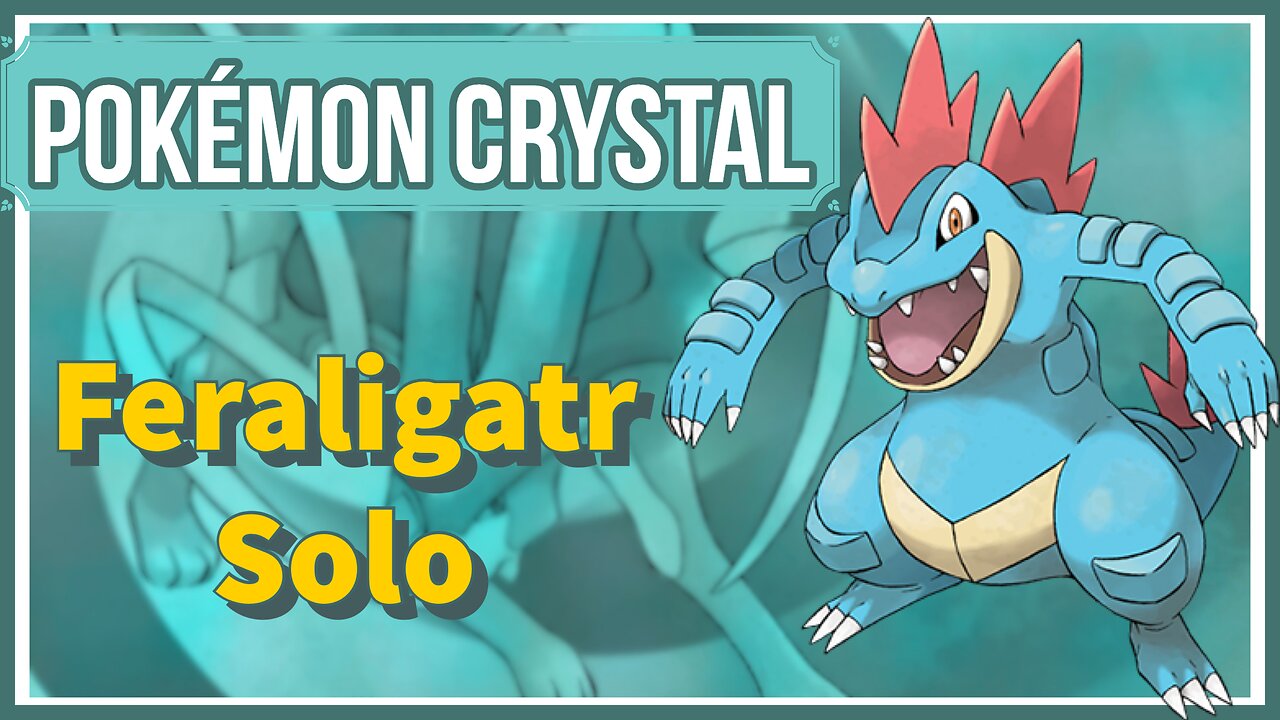 How Fast Can Feraligatr Beat Pokemon Crystal?!?