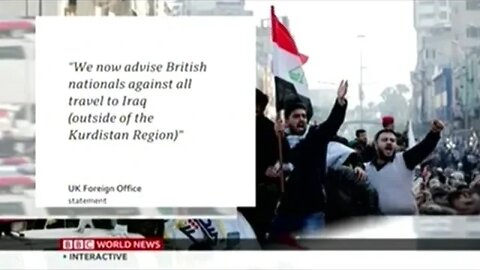 Travel Warning Issued For All British Citizens STAY OUT OF IRAQ AND IRAN!