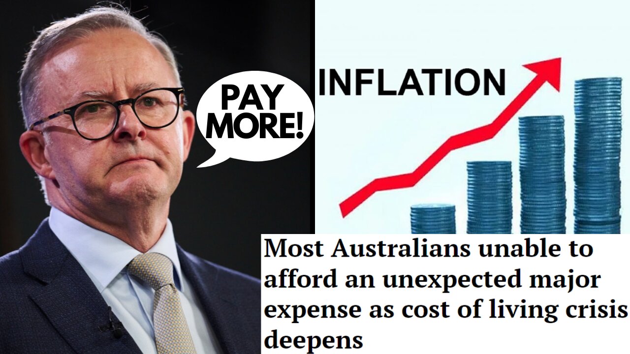 Australia has biggest surplus in over 15 years! But cost of living Crisis Deepens..