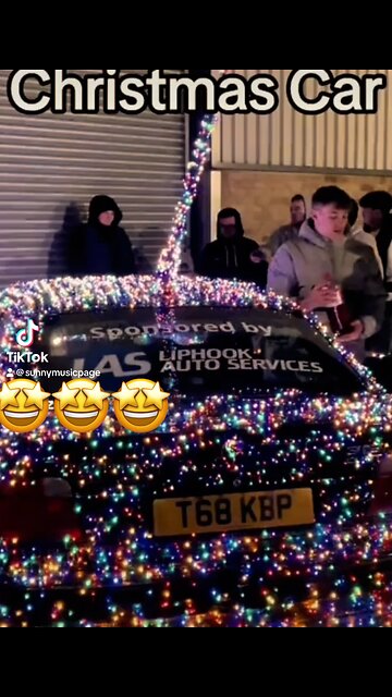 Cool, Christmas car