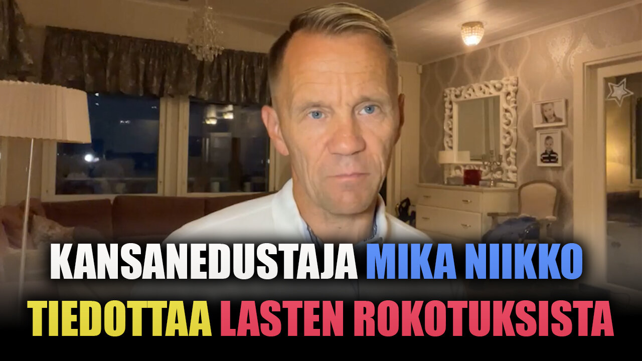 Kansanedustaja Mika Niikko tiedottaa lasten rokotuksista