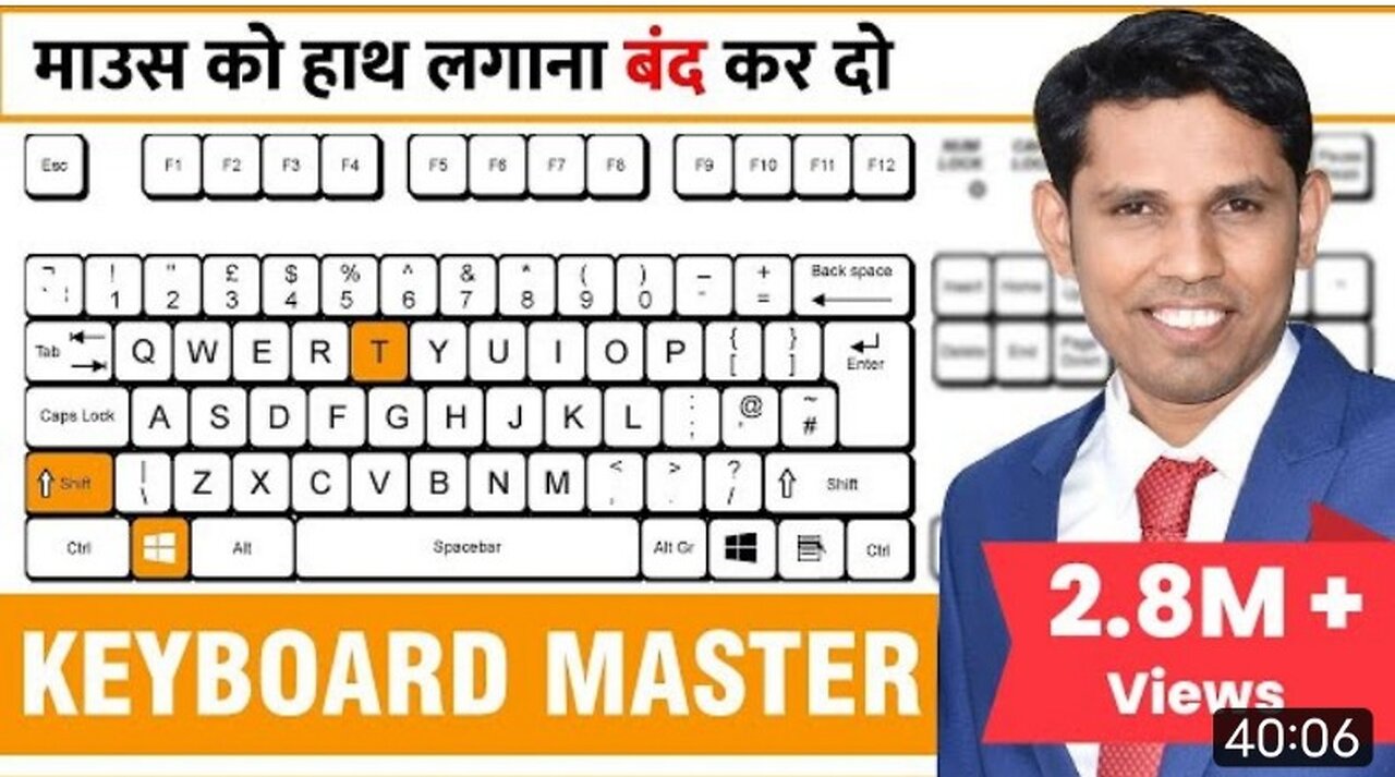 50 useful keyboard shortcuts to become computer master in Hindi