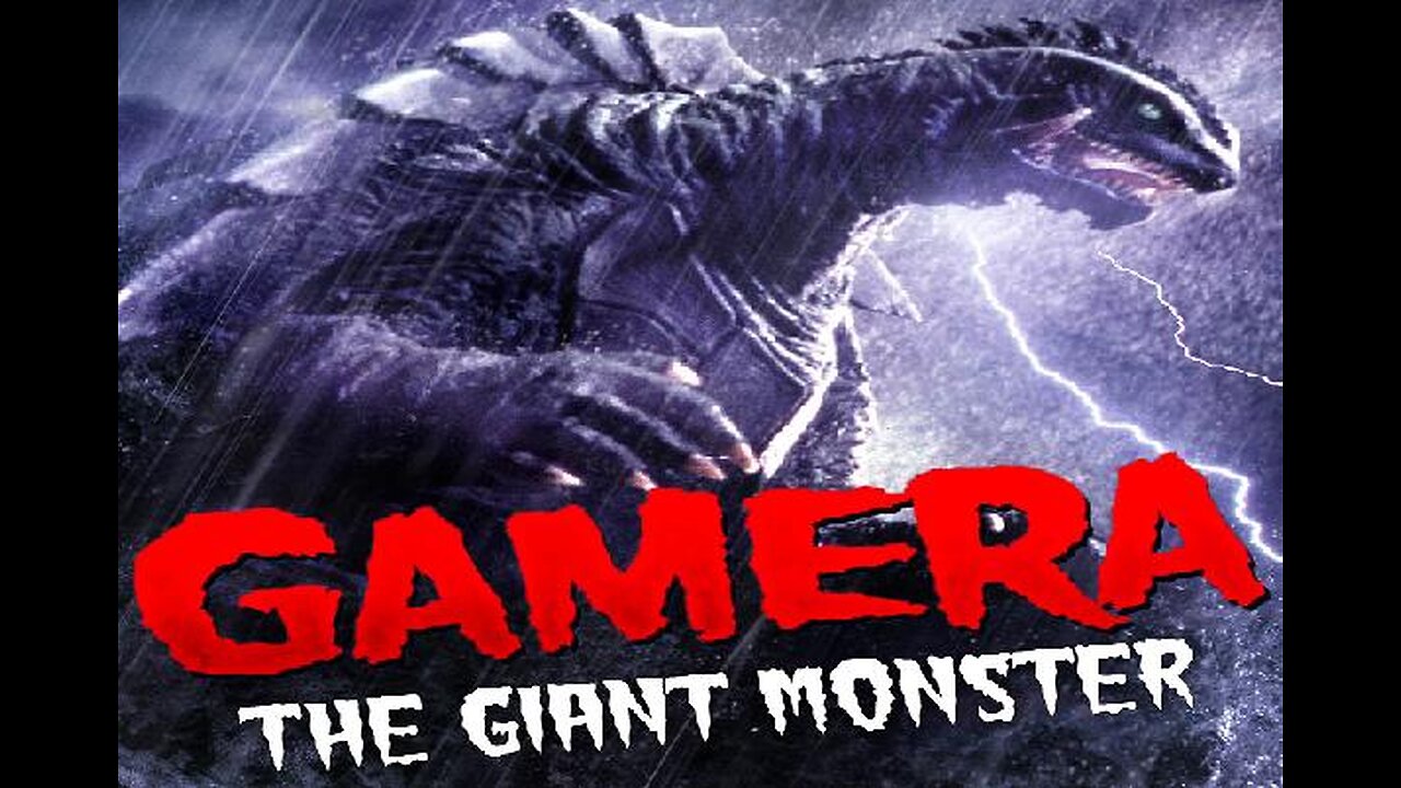 GAMERA THE GIANT MONSTER 1965 First Gamera Movie Japanese Version English Subs or Dubbed HD & W/S