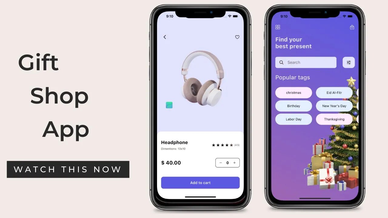 Flutter Gift Shop App With 3D Products | E-commerce App Development for iOS and Android | Part 2