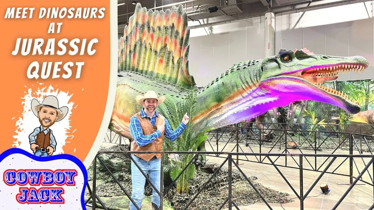 Meet Dinosaurs at Jurassic Quest with Cowboy Jack