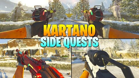 ALL Side Quests in Kartano (Black Ops 3 Custom Zombies)