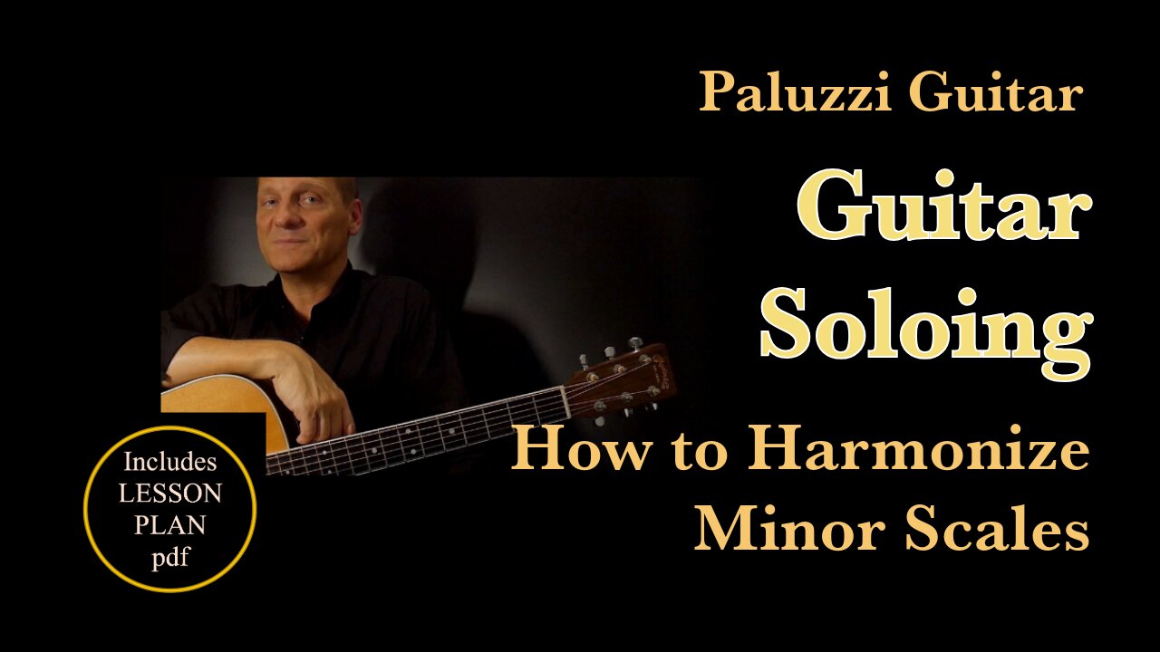 Guitar Soloing Lessons for Beginners [How to Harmonize Minor Scales]
