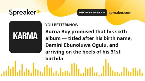 Burna Boy promised that his sixth album — titled after his birth name, Damini Ebunoluwa Ogulu, and a