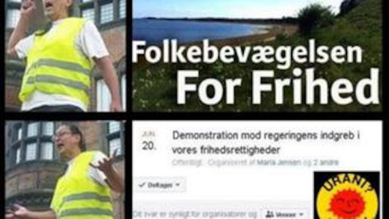 Demo 20 juni 2020. Falke Thue Mikailsen vs. 'Folkebevægelsen For Frihed'