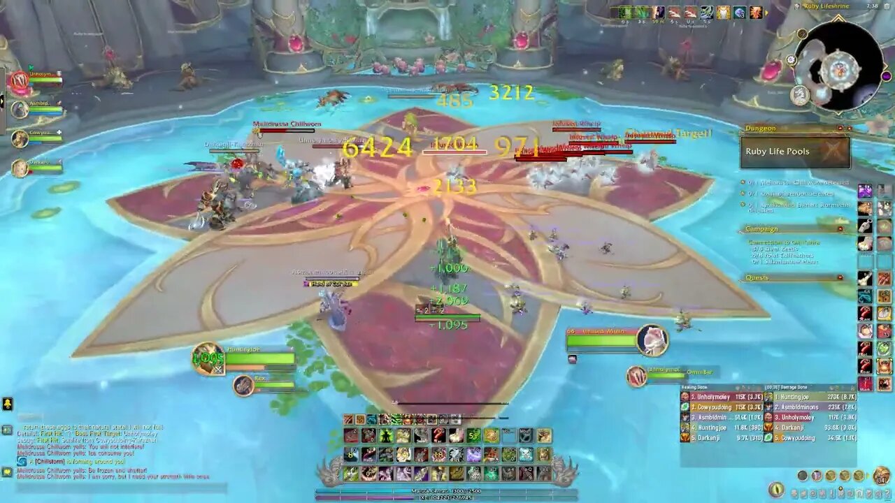 Ruby Life Pools Dungeon WoW Dragonflight 64 BM Hunter