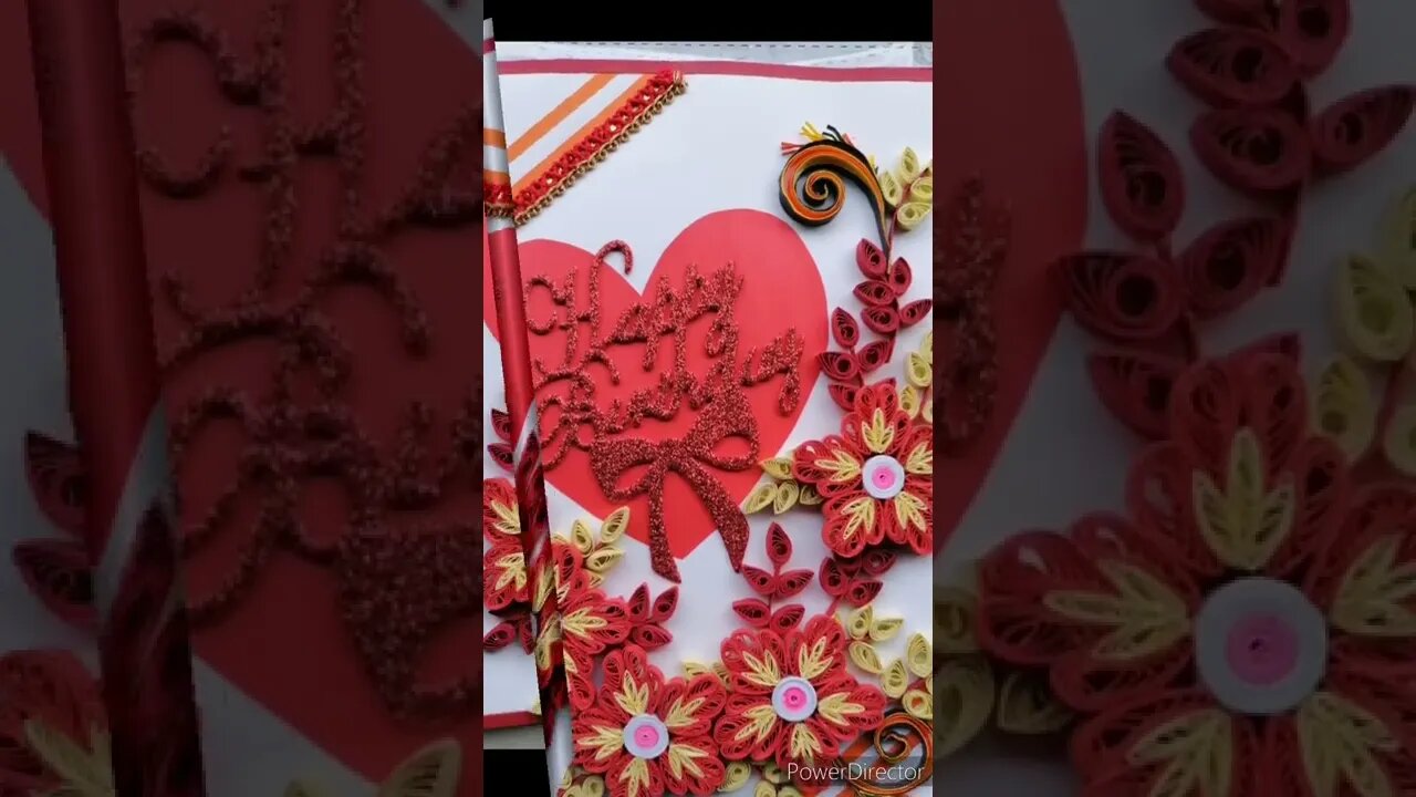 🌼 Beautiful 3D Paper Quilling Cards | ත්‍රිමාණ පේපර් කුවිලින් සුභ පැතුම් පත්🌼@chcreation moratuwa